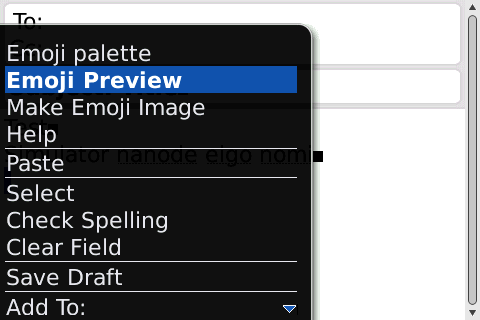 Emoji Previewを選択します。